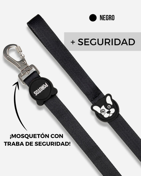 Correa Estándar Negro * 2 Mts